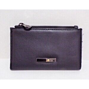 No Boundaries Faux Leather Small Zipper Pouch Coin Purse for Women Change Holder